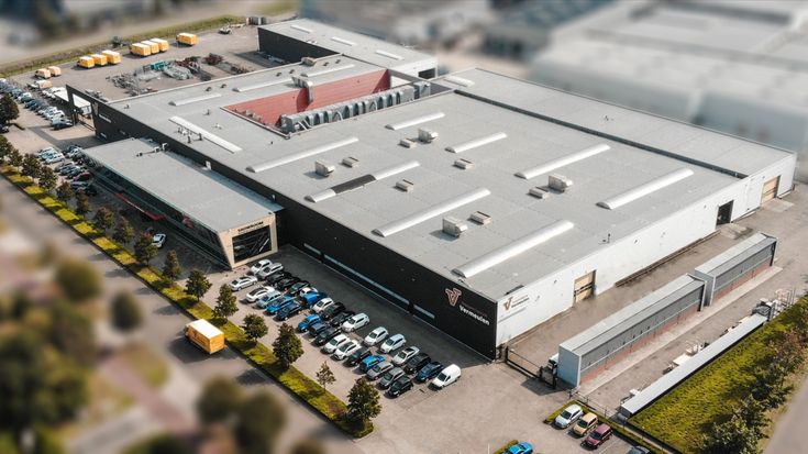 Projectfoto van logistieke planning bij een trappenfabriek