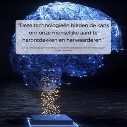 Illustratie AI en VR avatar